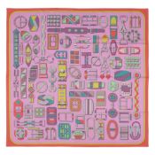 HERMÈS: CARRE EN BOUCLES SILK SCARF 90cm
