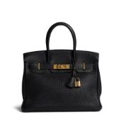 HERMÈS: NOIR TOGO BIRKIN 30 2005