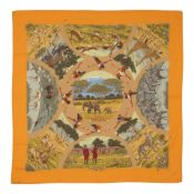 HERMÈS: TANZANIE CASHMERE SCARF 90cm