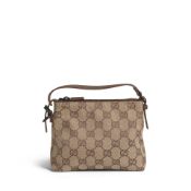 GUCCI: GG CANVAS MINI SQUARE POCHETTE