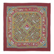 HERMÈS: QALAMDAN SILK SCARF 90cm