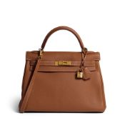 HERMÈS: GOLD TOGO KELLY RETOURNE 32 2014
