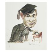 John Byrne RSA (British, 1940-2023) Stanley Baxter - The Professor