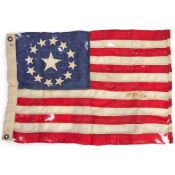 'Maryland' Pattern 13-star Flag Eastern United States, Late 19th Century