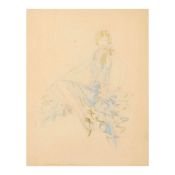 EVERETT SHINN (1876-1953) The Flapper sheet 10 7/8 x 8 5/8 in. (27.6 x 21.9 cm.) (Executed in 1...