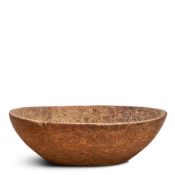 Carved Burlwood Bowl