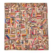 Crazy Quilt with Cheater-print Backing Merrimack Manufacturing Co. and Others, Lowell, Massachus...