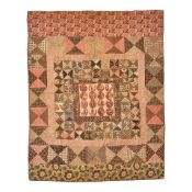 'Cradle to Grave' Patchwork Quilt Nabby Rice, Natick, Warwick, Rhode Island, c. 1788