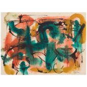CHARLES HENRY ALSTON (1907-1977) Abstract Composition 8 x 10 1/2 in. (20.3 x 25.4 cm.) (Executed...