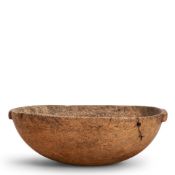 Burl Bowl with Lug Handles