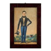 Jacob Maentel (1763-1863) Portrait of George Etchberger, Lancaster, Pennsylvania, c. 1825