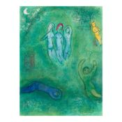 Marc Chagall (1887-1985); Le songe de Daphnis et les nymphes, from Daphnis et Chloé (Daphn...