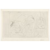 Pablo Picasso (1881-1973); Raphaël et la Fornarina VI: Enfin Seuls! (Raphael and the Fornar...