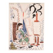 Pablo Picasso (1881-1973); Dans l'atelier de Picasso;
