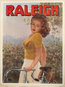 A Raleigh advertising poster, post-War,