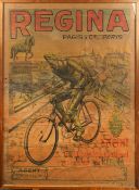 A Regina Bicycle advertising poster after Philippe Chapellier, French, circa 1898,