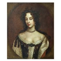 Follower of Willem Wissing (Amsterdam 1656-1687 Burghley) Portrait of Queen Mary of Modena, bust...