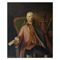 Robert Harvie (Scottish, d.1781) Portrait of Sir William Maxwell, 3rd Bt. of Monreith (1715-1771...