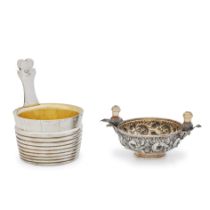 A Victorian silver quaich by Hamilton & Inches, Edinburgh 1876 (2)