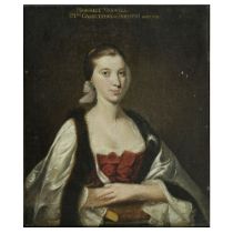 Follower of Allan Ramsay (Edinburgh 1713-1784 Dover) Portrait of Margaret Maxwell, Mrs Carruther...