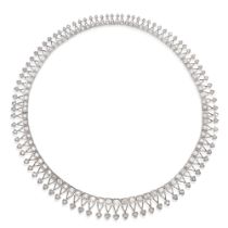 DIAMOND FRINGE NECKLACE