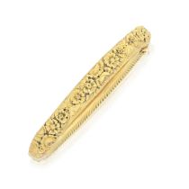 GOLD BANGLE, CIRCA 1880