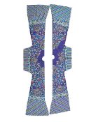 THREE FRAGMENTS OF A KESI 'DRAGON' ROBE Guangxu Period (3)