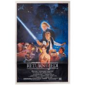 A Return of the Jedi One-Sheet Poster and Lobby Cards