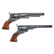 TWO ITALIAN REPRODUCTION PATERSON REVOLVERS.