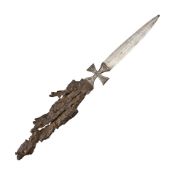 A WWI TRENCH ART DAGGER.
