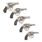 FIVE LATE 19TH/EARLY 20TH CENTURY AMERICAN POCKET REVOLVERS. Curio or Relic firearm