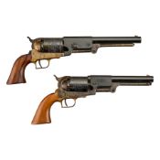 TWO REPRODUCTION COLT-TYPE PERCUSSION REVOLVERS.
