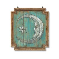 A painted pine 'Man in the Moon' sign for McGilvrey's Boarding House First seen Season 2, Episod...