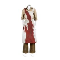 Claire's WWII army nurse costume, with faux blood staining Season 1, Episode 1, 'Sassenach' 3