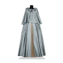 Claire's blue dress and capelet Season 2, Episode 5, 'Untimely Resurrection' 5