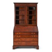 Federal Mahogany and White Pine Desk and Bookcase United States, early 19th century