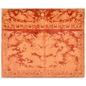 Ming Dynasty Dragon Velvet Cover China 2 ft. 6 in. x 3 ft.