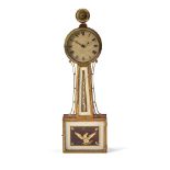 Elnathan Taber Alarm Wall Clock signed Elnathan Taber (1768-1854), Roxbury, Massachusetts, c. 1815