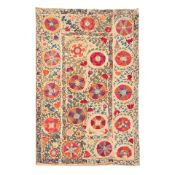 Uzbek Suzani Uzbekistan 3 ft. 8 in. x 5 ft. 10 in.