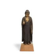 A Wood Figure of Amida Buddha Japan, Edo period (1615-1868), 18th century,