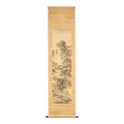 Manner of Nakabayashi Chikuto (1776-1853) Ink Landscape Japan, Edo period, early 19th century,