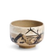 After Ogata Kenzan, A Tea Bowl With Landscape Japan, late Edo period (1615-1868) or Meiji era (1...