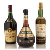 Jameson Three Star 7 Years Old, c. 1963 (1 bottle, 4/5qt) Jameson 1780 Special Reserve 12 Years...