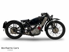 The ex-works, J H Welsby, Isle of Man TT, 1926 Scott 498cc TT Racing Motorcycle Frame no. 3 Engi...