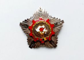 Romanian Socialist Republic - Order of the Victory of Socialism, Marked Silver