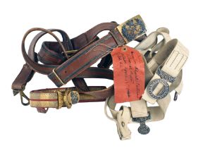 Three British Military Belts