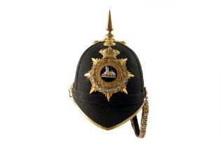 A South Staffs Blue Cloth Helmet.