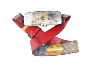 Queens Own Hussars Crossbelt and Pouch