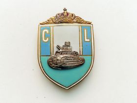 Kingdom of Romania - 7 Year Badge of the Tank Regiment