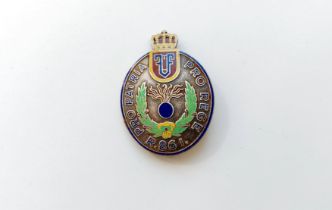 Kingdom of Romania - 7 Year Badge of the 86th Infantry Regiment